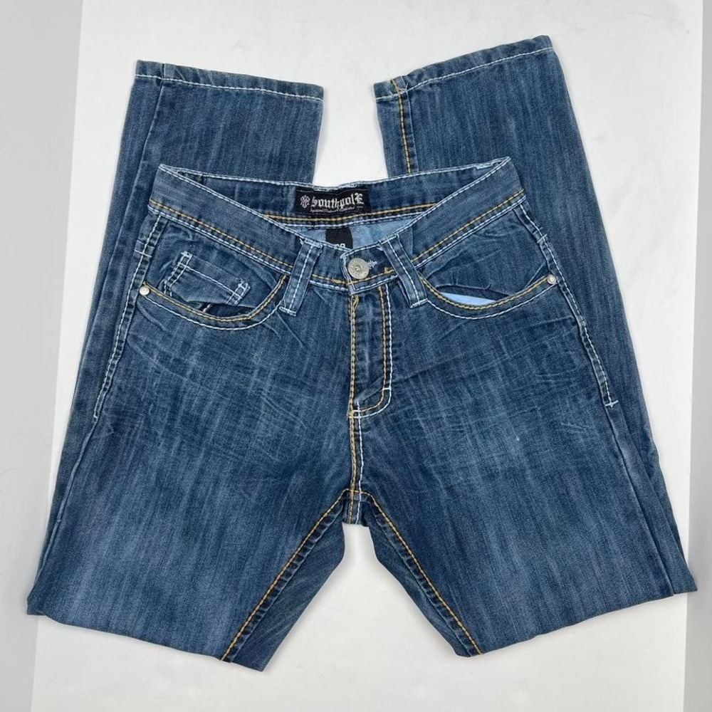 Y2K Distressed Bootcut Southpole Jeans‎ Men's 29 Skate Streetwear Grunge VTG